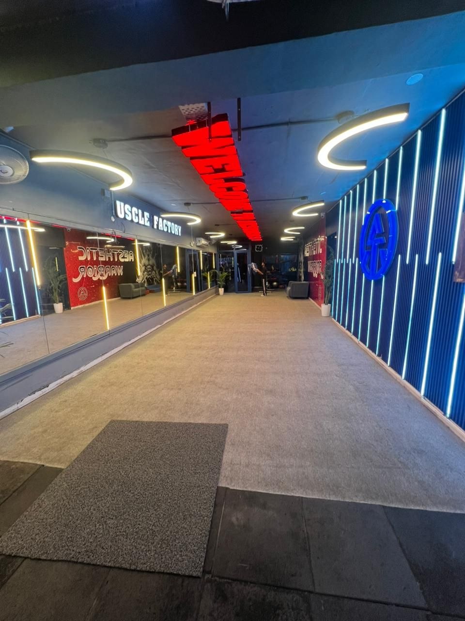 The Aesthetic Gym interior